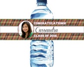 100 Photo Graduation Water Bottle Labels - Waterproof Self Stick Labels Il_170x135