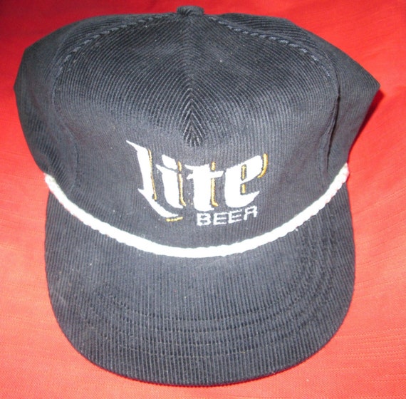 Miller Lite Beer Vintage Corduroy Hat