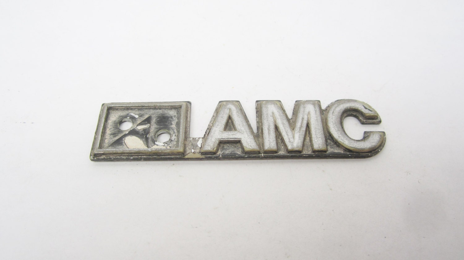 Vintage Car Emblem AMC Plastic Auto Emblem by TheOldTimeJunkShop