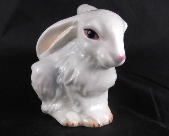 Goebel Porcelain Rabbit Figurine Vintage by SusieSellsVintage