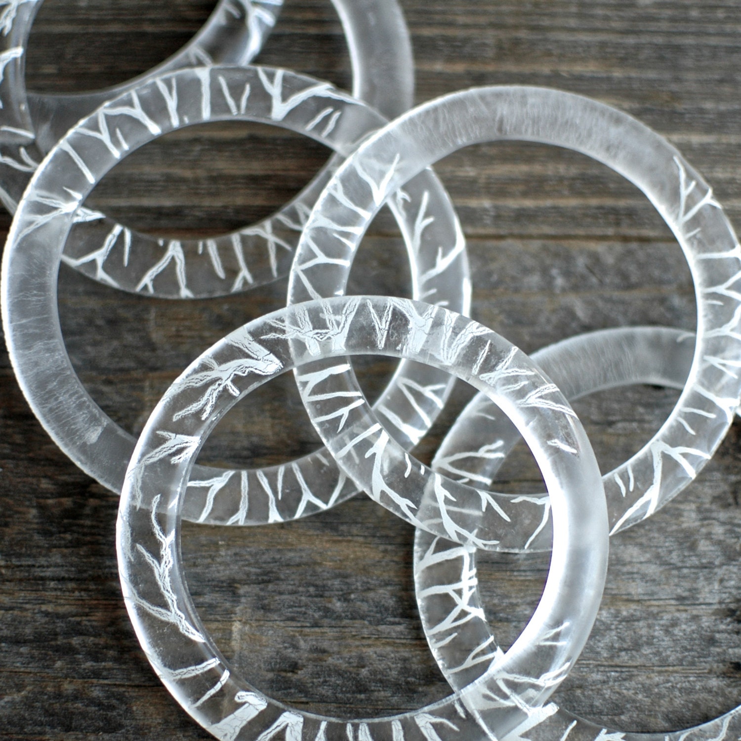 Upcycled Vodka Bangle Glass Bottle Jewelry Petite Bracelet