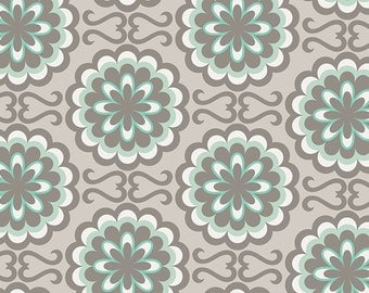 Art Gallery Fabric- Patricia Bravo - Chromatics Collection- Fancy Buttons - Grey-Choose Your Cut 1/2 or Full Yard