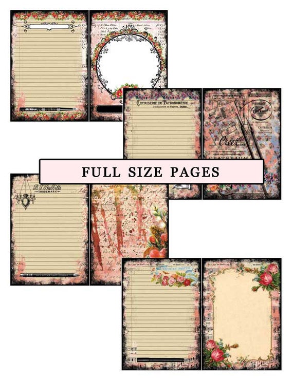 ADD On Polished Lack Luster Full Size Pages Part 1- INSTANT DOWNLOAD