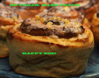 Vegan Raisin Walnut Buns, love,natural and healthy ingredients,birthday,wedding.