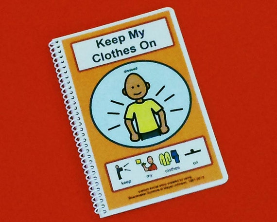 Keep My Clothes On Autism Social Skills Story by TheAutismShop