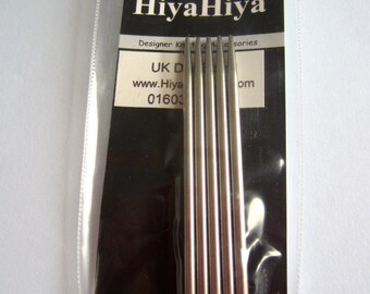 Hiya Hiya double pointed stainless steel knitting needles - 3.75 mm and 15 cm long
