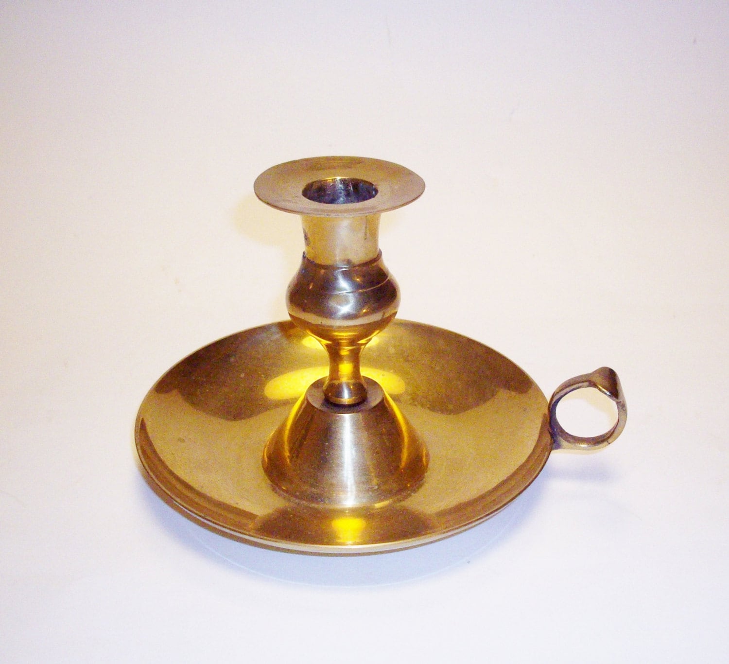 Vintage Brass Candlestick Made in India