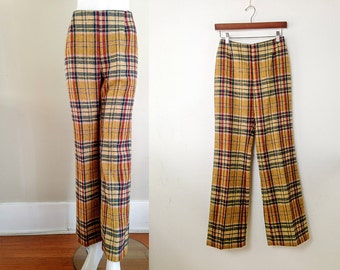 Popular items for womens plaid pants on Etsy