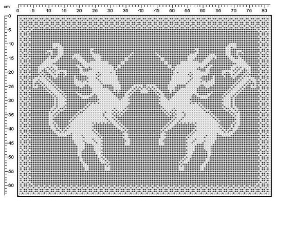 Download Filet Crochet pattern 'Dancing Unicorns' by Thenortherngypsie