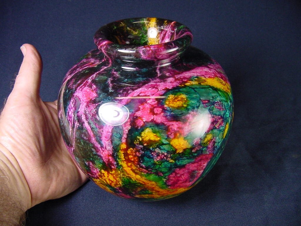 20 OFF 7 Color Serpentine Jade Vase Urn Sculpture 3619K by butw