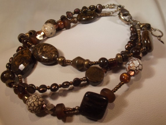 Bracelet Handmade Sterling Silver Beads Clasp Genuine Gemstones ...