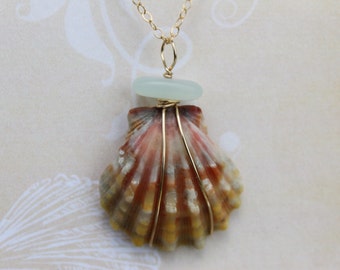 Sunrise Shell Earrings in Rose/Violet/Multi
