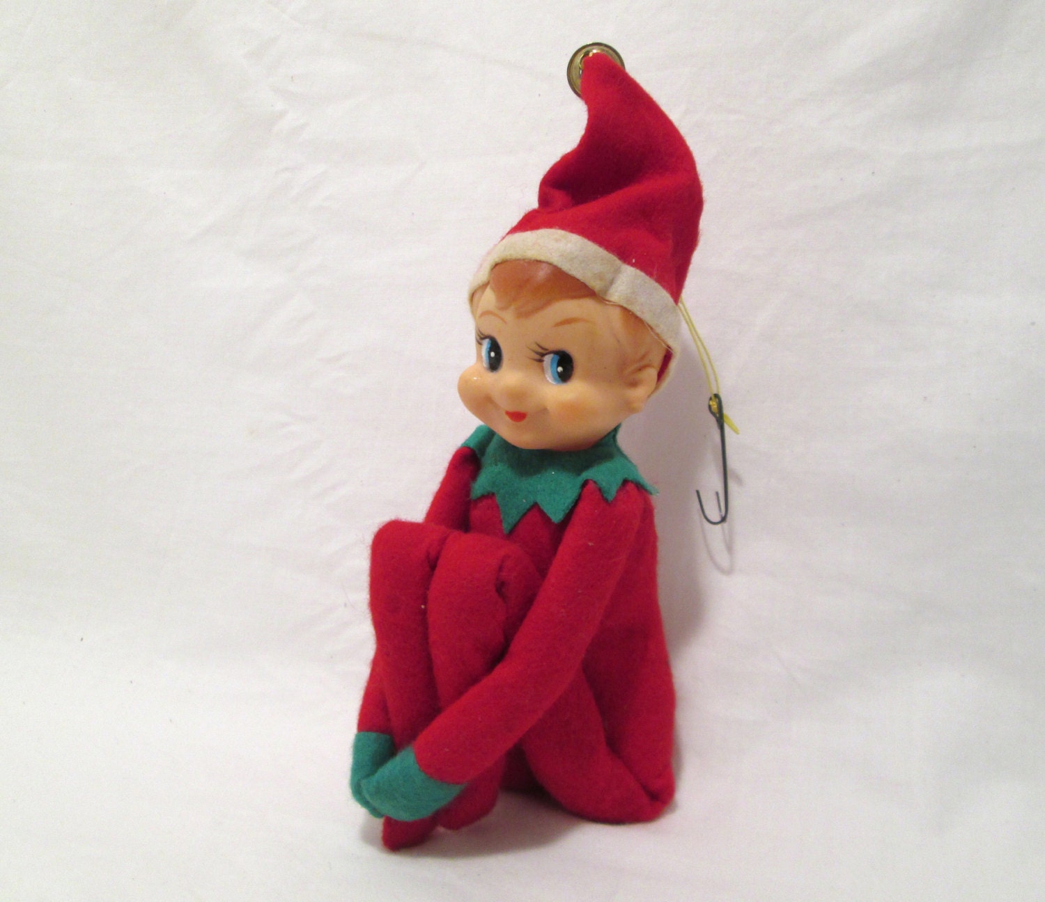 Christmas Ornament ELF PIXIE Japan 1960s Large