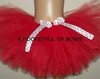 Red Tutu Skirt 40cm (Age 8 to Adult M)