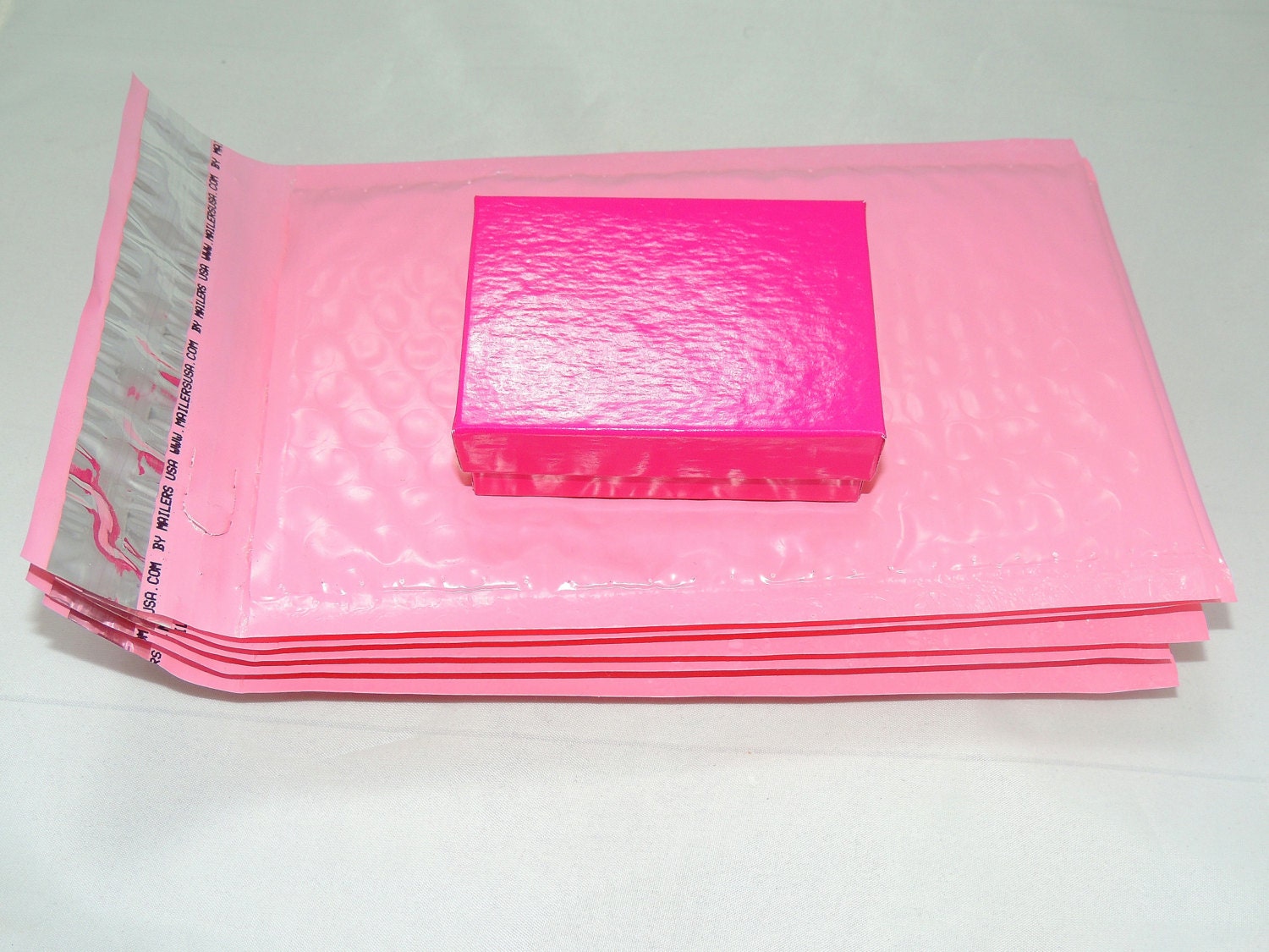 20 6x10 Pastel Pink Light Pink Poly Bubble Mailers Self Seal