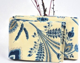 Draft Blocker - Window Door Draft Stopper - Draught Stopper - Energy Saver - Breeze Blocker - Blue Jacobean Decor - Housewarming Gift - MTO