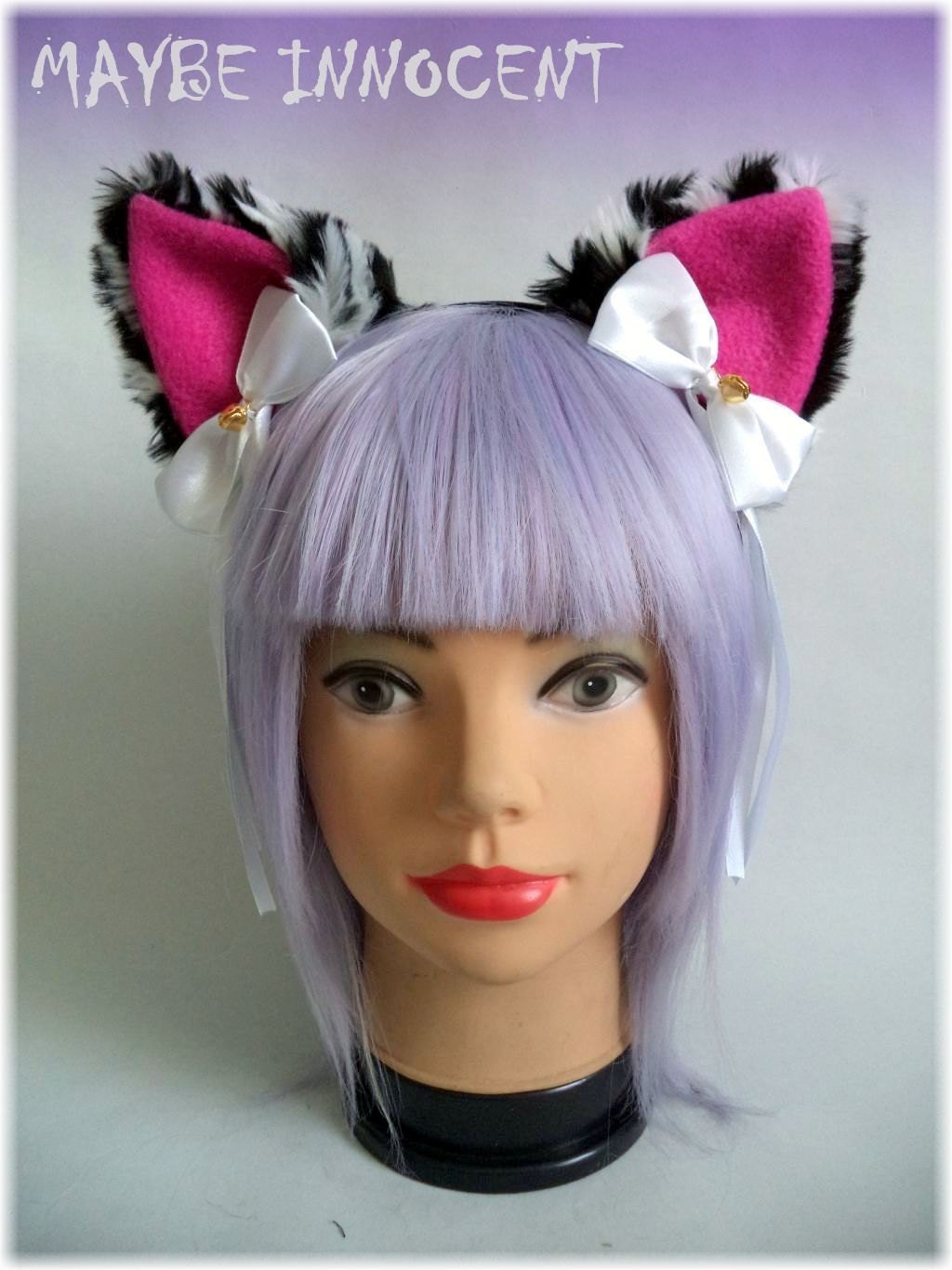 Handmade unique furry nekomimi / cat ears by MaybeInnocent on Etsy