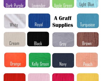 Muslin Cotton Gauze Fabric 2 yards for Scarves skirts swim suit cover ups
