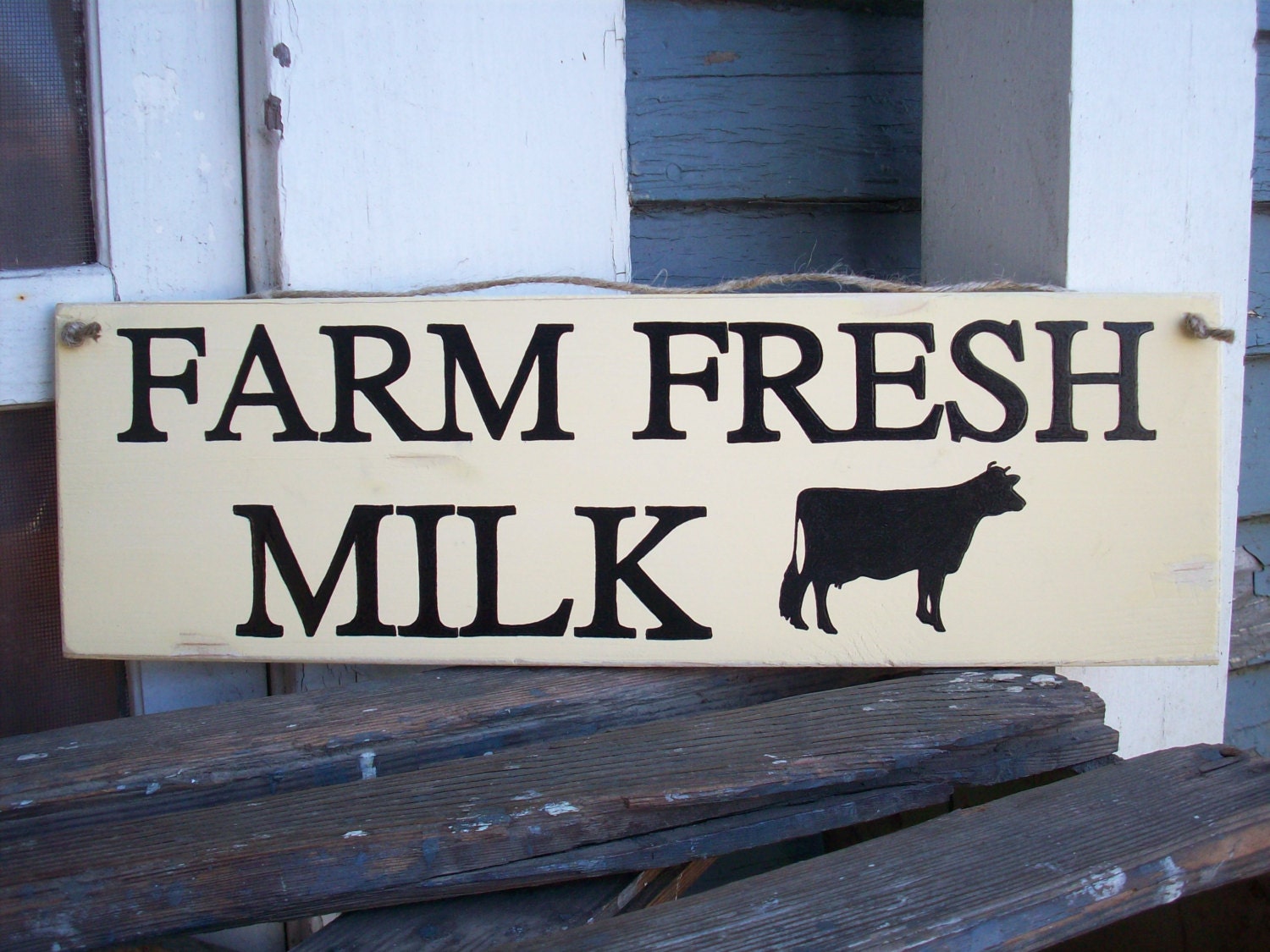 Download Farm Fresh Milk wood sign by StaciGcreations on Etsy