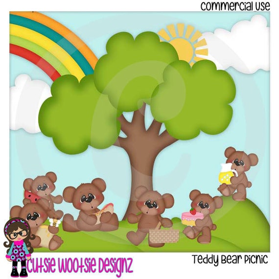 teddy bear picnic clipart - photo #30