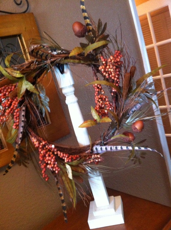 Items similar to Table Top Wreath Hanger Stand on Etsy