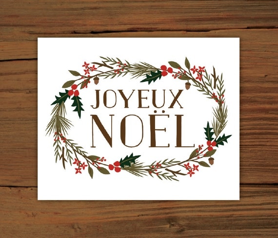 Joyeux Noel Print