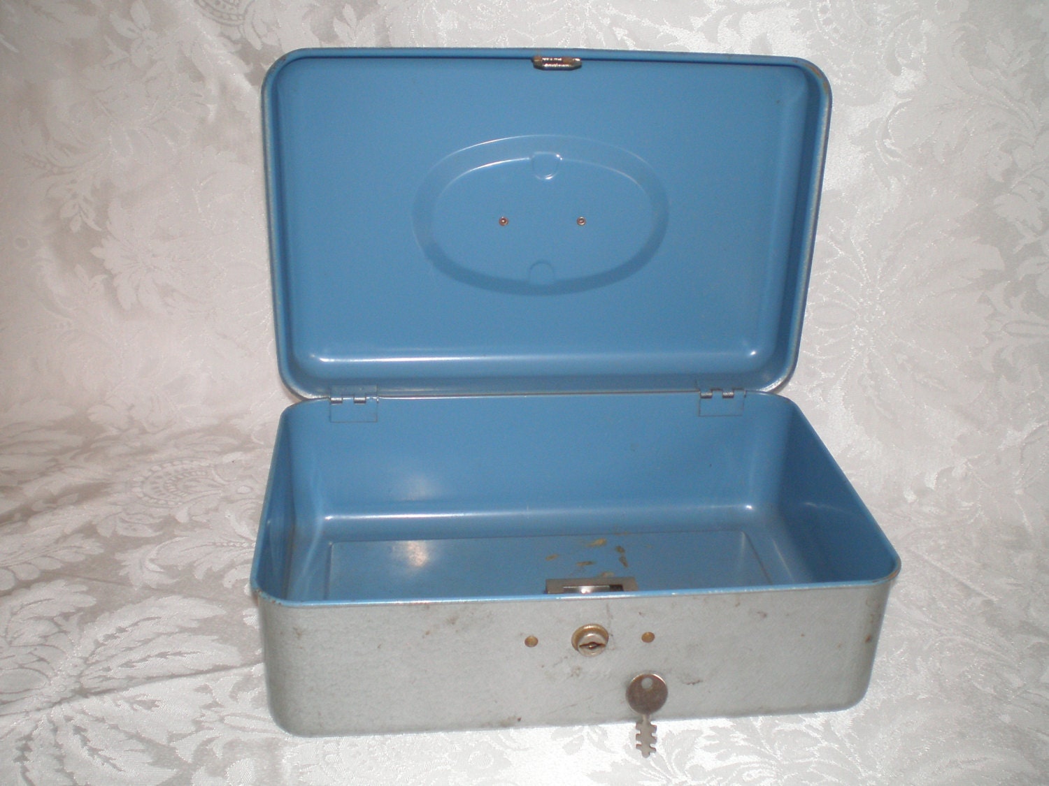 Vintage Fishing Tackle Metal Box