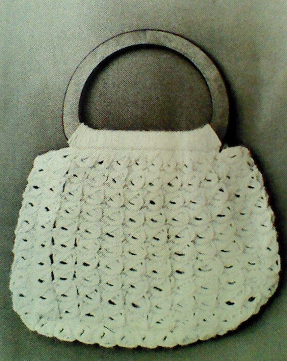 Five 5 Vintage Crochet Purse Patterns by MAMASPATTERNS on Etsy