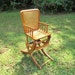 RESERVED......RESERVED Antique Victorian High Chair Rocking Chair Ajustable Height