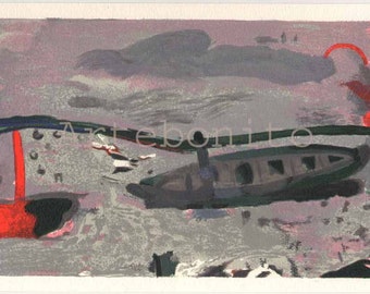 Braque "Bord de Mer" Lithograph 1968