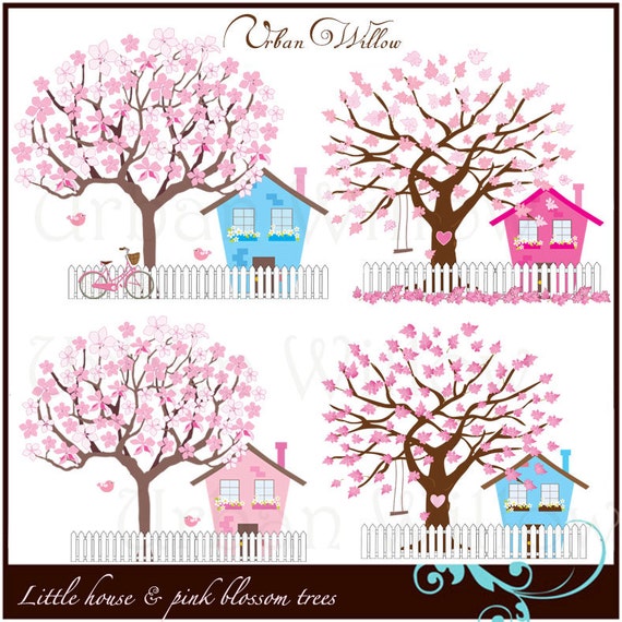 pink house clipart - photo #36