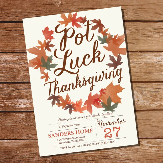 Thanksgiving Invitations Invites 3