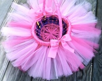 Easter Basket, Tutu Easter Basket, Tulle Easter Basket, Easter Basket, Tulle Basket, My Precious Tutu