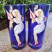 Recycled Wine Bottle Glasses Kestrel Pure Platinum Pinup Set of 2
