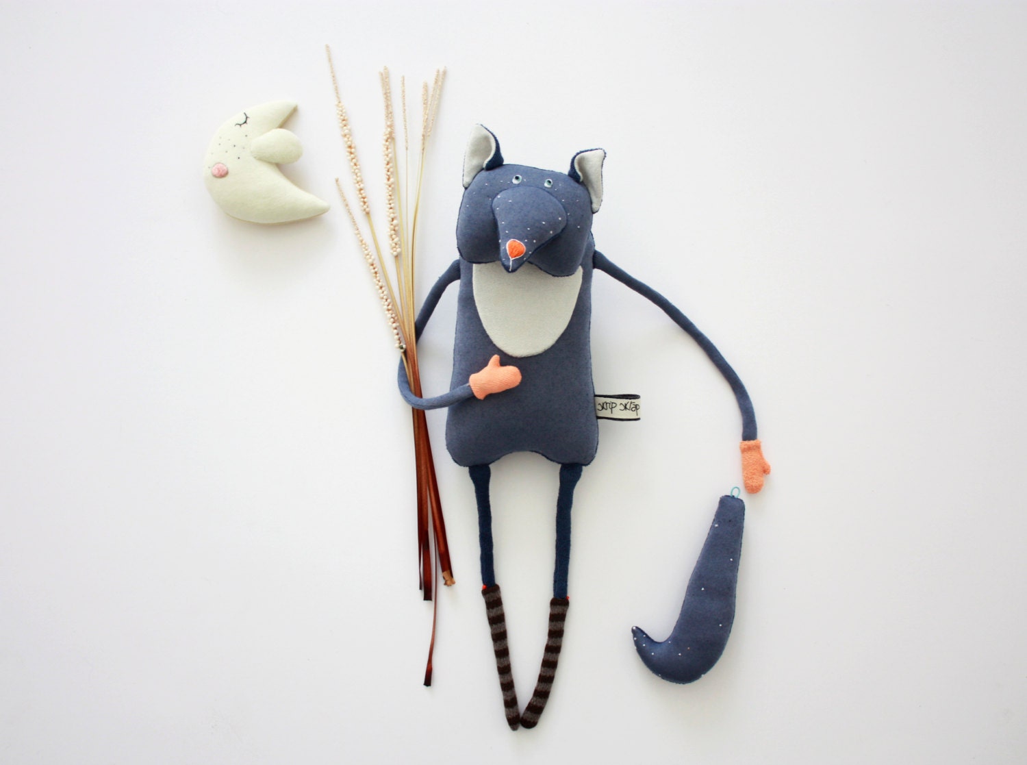 wolf squishy toy