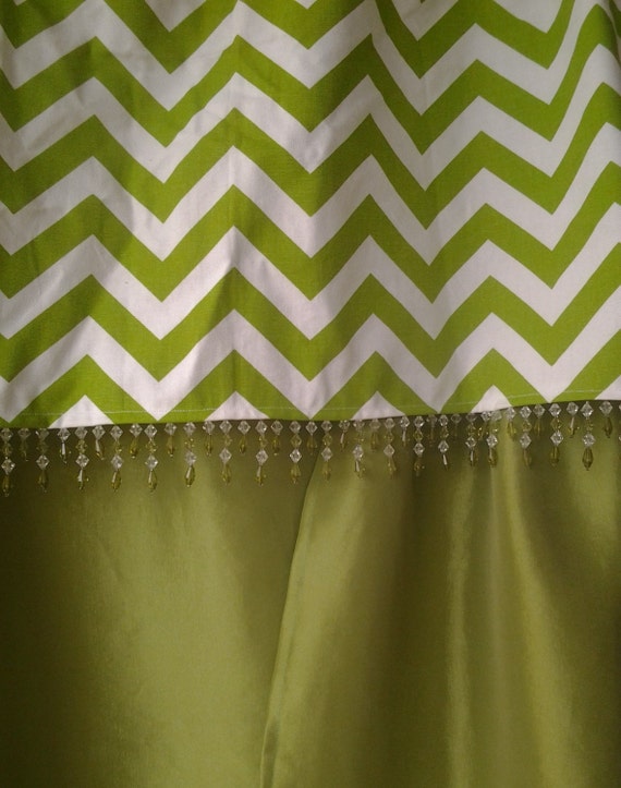 Light Pink Sheer Curtains Lime Green Chevron Lamps