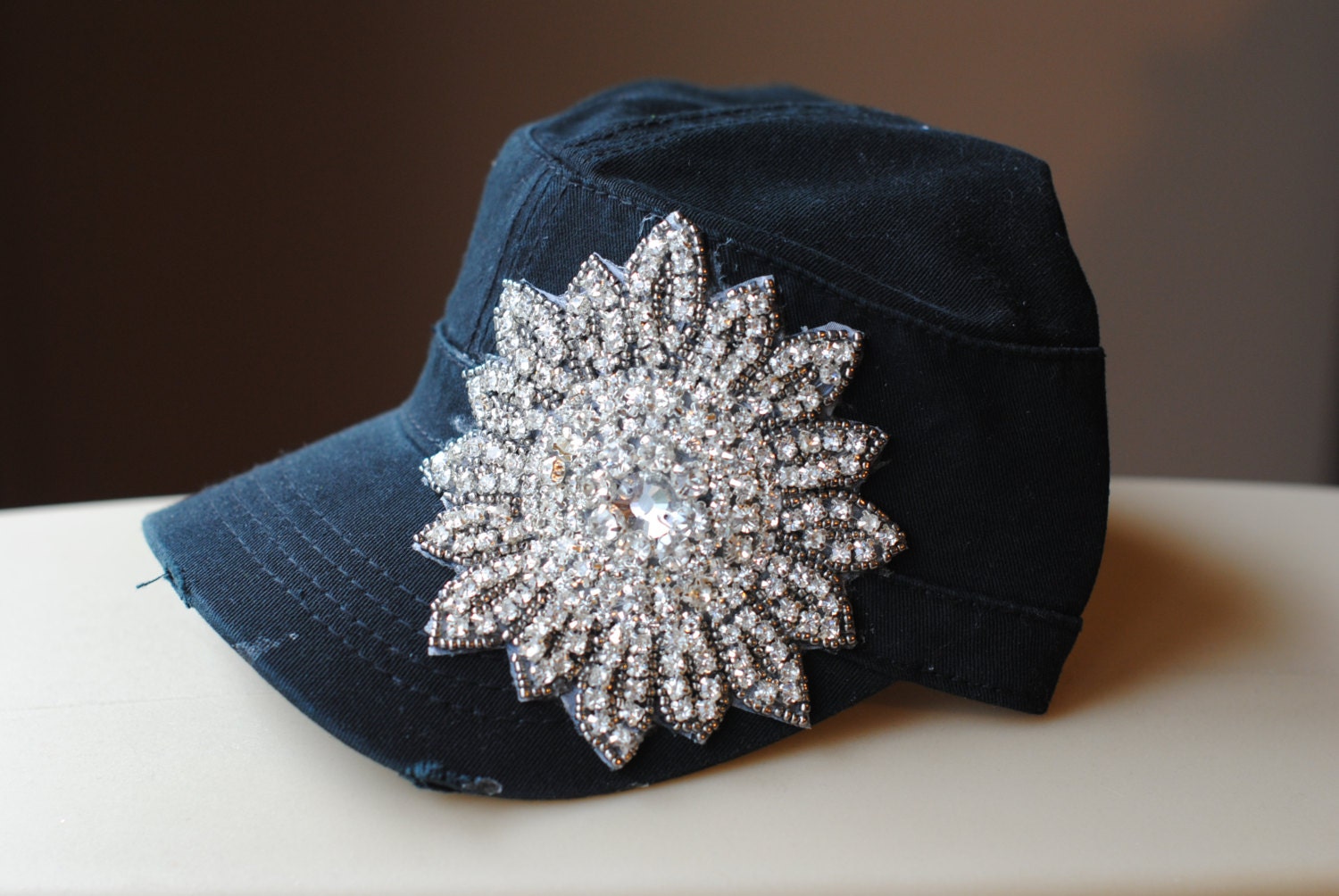 Womens Cadet Hat womens Trucker hats womens Bling by Ebowsboutique