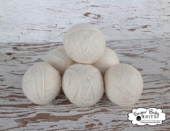 Eco Friendly Wool Laundry Felted Dryer Balls Set of 4 - Customer Color, Laundry Balls, Dryer Balls, Eco Friendly, Felted