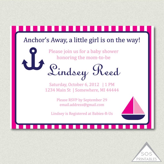 Nautical Invitations Layout 7