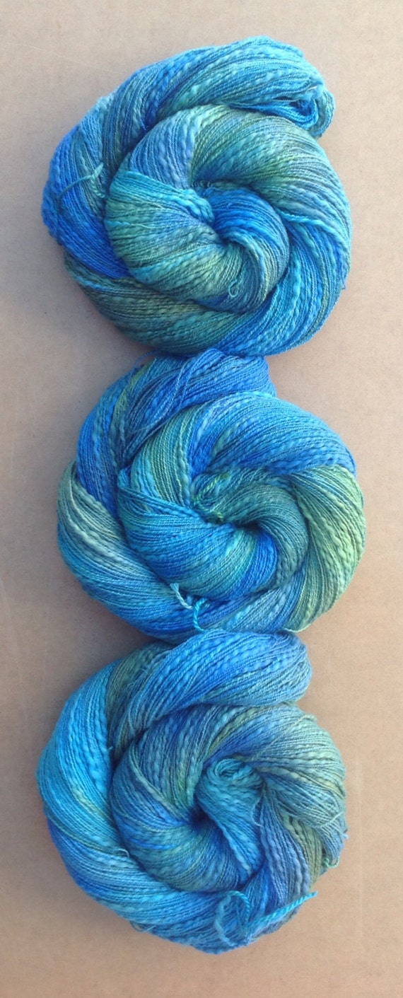 Cotton Slub Yarn Hand Dyed Knitting Yarn Weaving Yarn