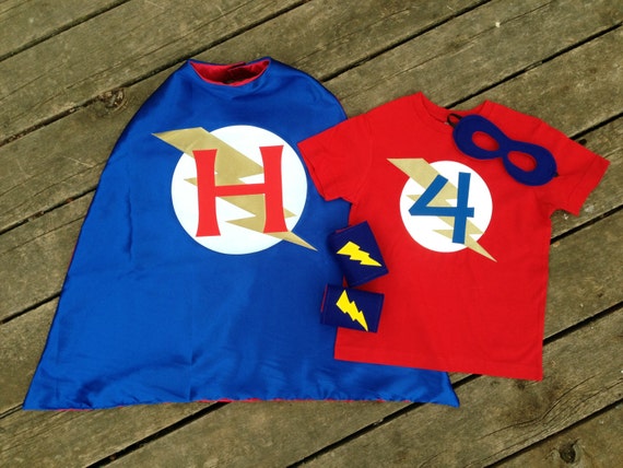 super hero shirt with cape