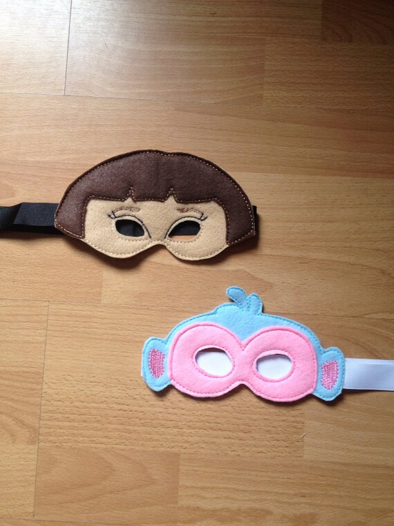 Dora or boots mask by on Etsy