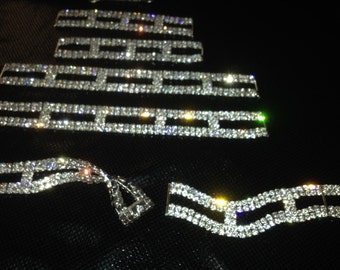 BELEN NUDE RHINESTONE THREE PIECE SET