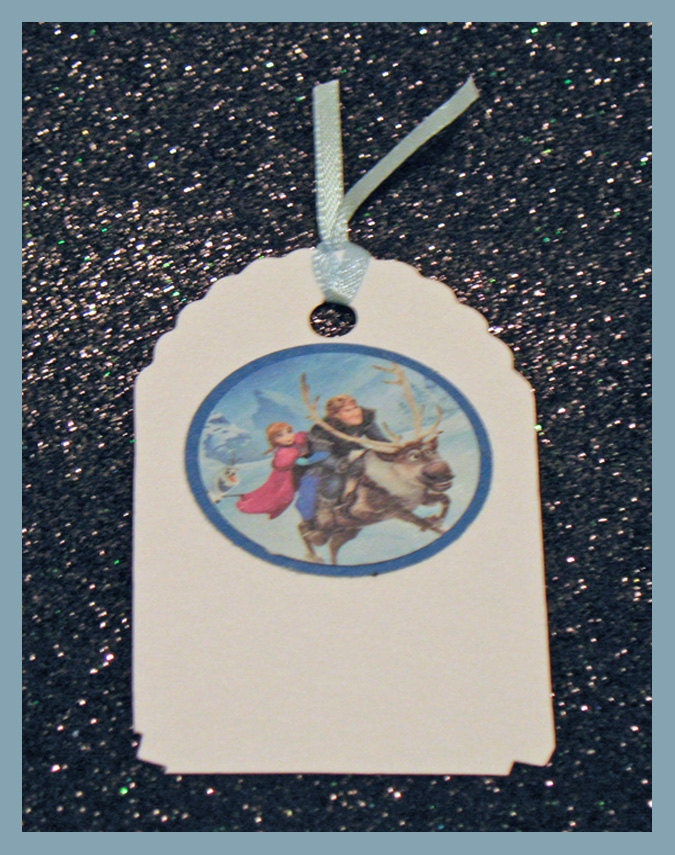 Disney Frozen gift tag Frozen birthday tag Frozen party