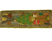 Indian Style Decor Table Runner Beaded Wall Throw