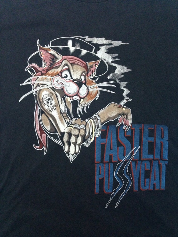 Vintage 80s Faster Pussycat The Itch You Cant Scratch Tour 5050 T Shirt Sz L Ebay 