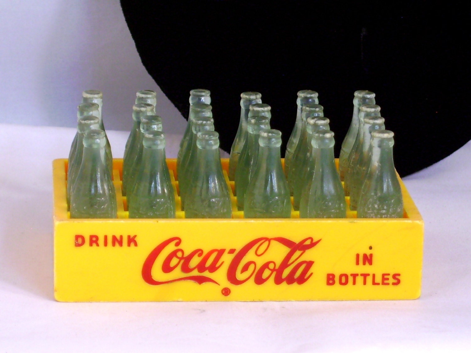 mini plastic coke bottles