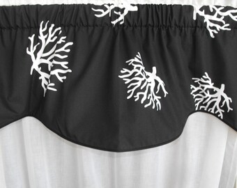 Window treatment valance black and white, Window valance, Clearance sale, Sale valance, Cheap valance, Closeout valance