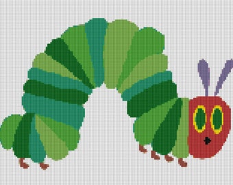 Hungry Caterpillar Cross Stitch Pattern