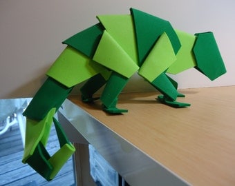 Foamcraft Chameleon, Foam Sculpture, Animal Figurine